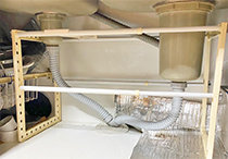 流し台排水配管取替工事