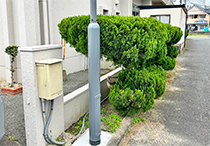 街灯補修工事