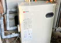 石油給湯器取替工事