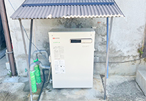 石油給湯器交換工事