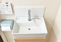 トイレ手洗い器交換工事 トイレ手洗い器交換工事