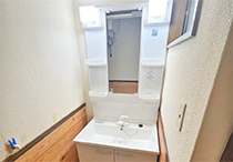 洗面化粧台交換工事