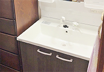 洗面化粧台交換工事