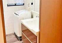 脱衣所改装工事